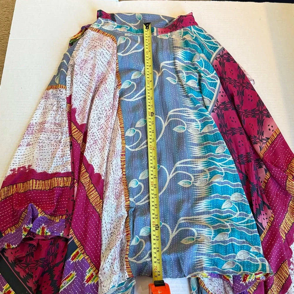 PLENTY BY TRACY REESE Anthropologie Kantha Patchwork Dress Size Medium - Picture 15 of 16